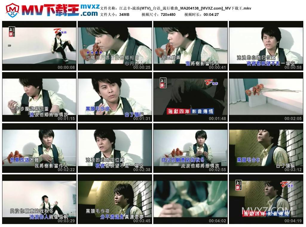 江志丰-流浪(MTV)_台语_流行歌曲_MA204138